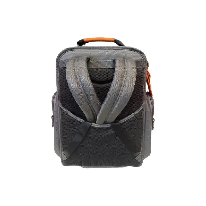 TUMI Nylon With Cow Leather Backpack Regular Men's Silver Gray-3