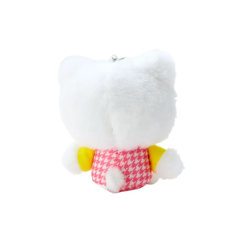 Sanrio Hello Kitty Multicolor Houndstooth Dolls Plush Pendant 13cm High-1