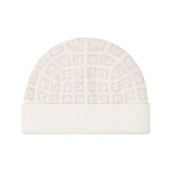 Givenchy All-Over Logo Embroidered Knitted Beanie