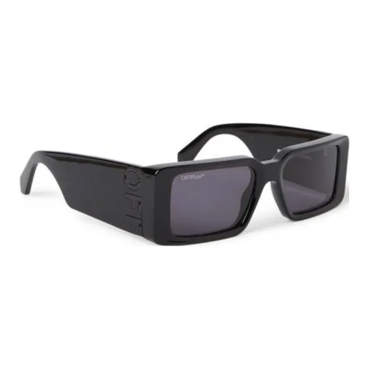 OFF-WHITE Logo-engraved Rectangle-frame Sunglasses-1