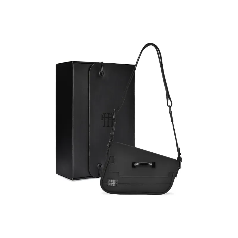 EPIPHQNY Skin Feel Material Shoulder Bag Unisex Black-7