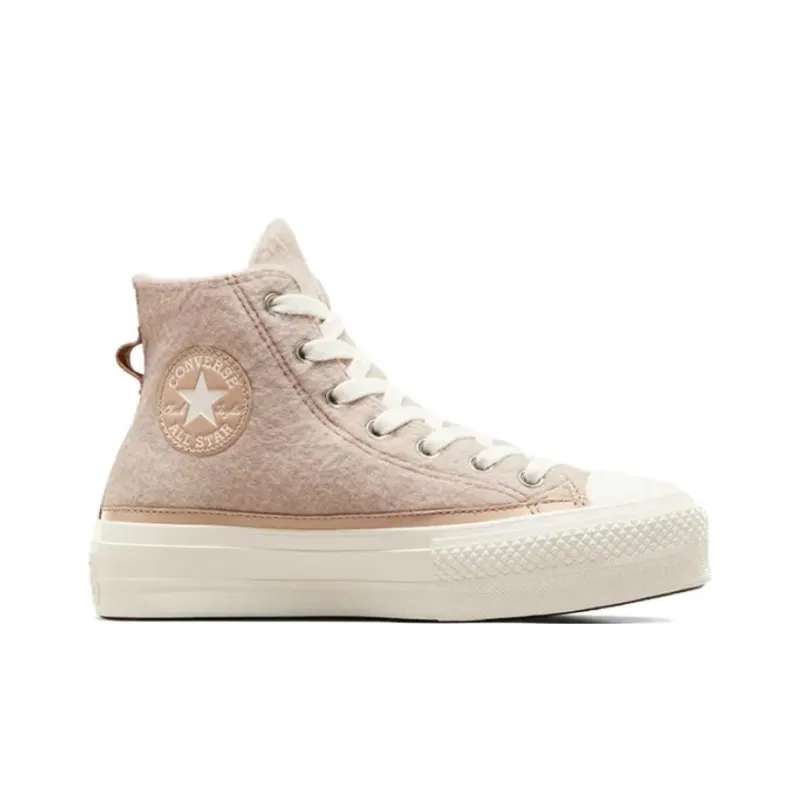 Converse Chuck Taylor All Star Lift Platform Faux Mohair 'Pink' Women's-1