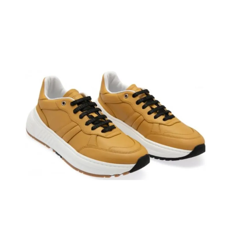 Bottega Veneta Low Top Casual Shoes Men's Yellow-2