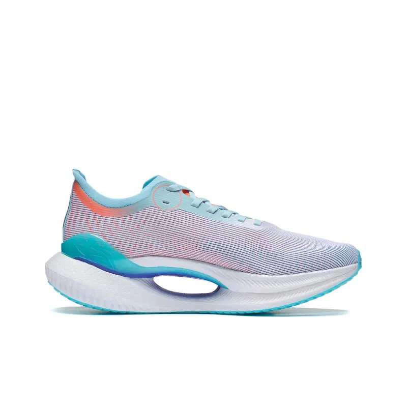 LINING Jueying 2 Essential Running Shoes Men Low Top Standard White/Light Wax Blue-1