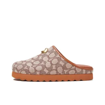 COACH Hadley EVA Slip Resistant Wrap toe Slippers Women's Cocoa
