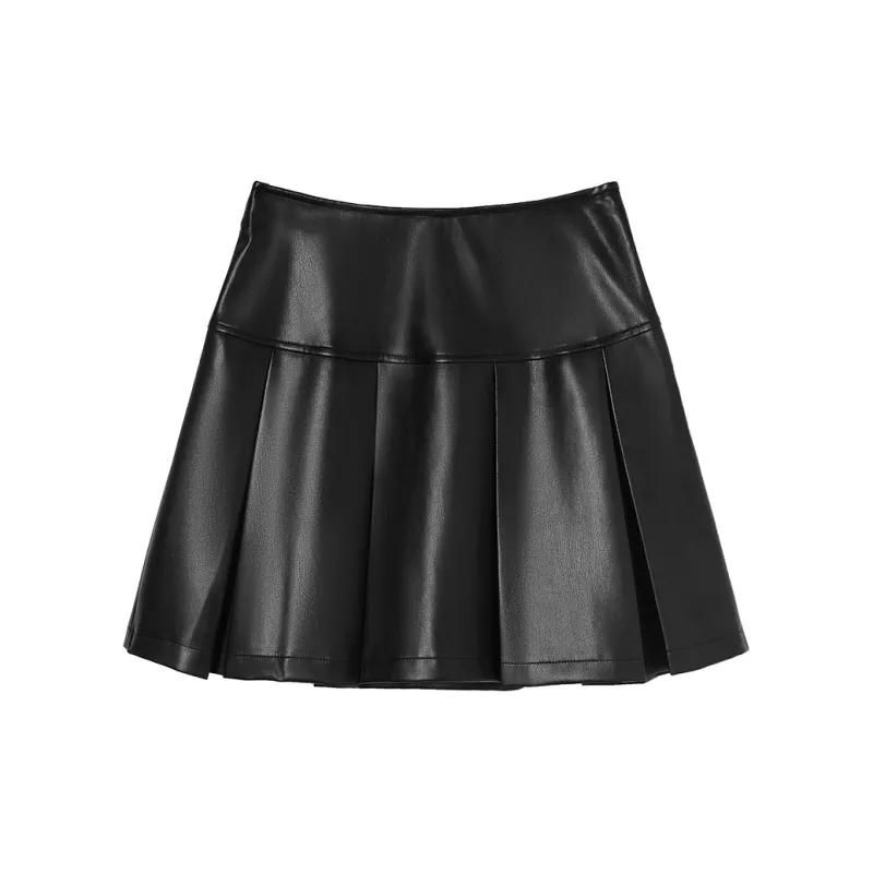 EPTISON WOMAN Leather Short Skirts Women's-1