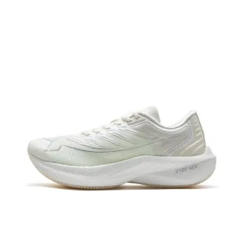 XTEP Integrated Molding Generation 1 Cushioning Wear Resistant Low Top Running Shoes Women's Sail White
