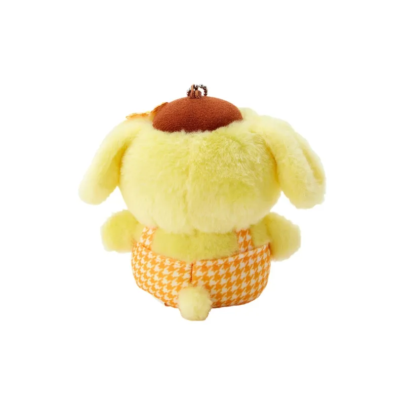 Sanrio Pompompurin Multicolor Houndstooth Dolls Plush Pendant 12.5cm Height-1