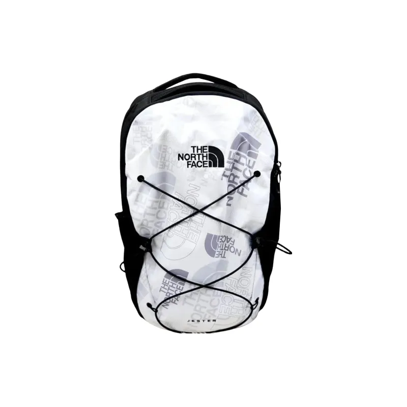 THE NORTH FACE Recycled Polyester Backpack Unisex White & Black-0