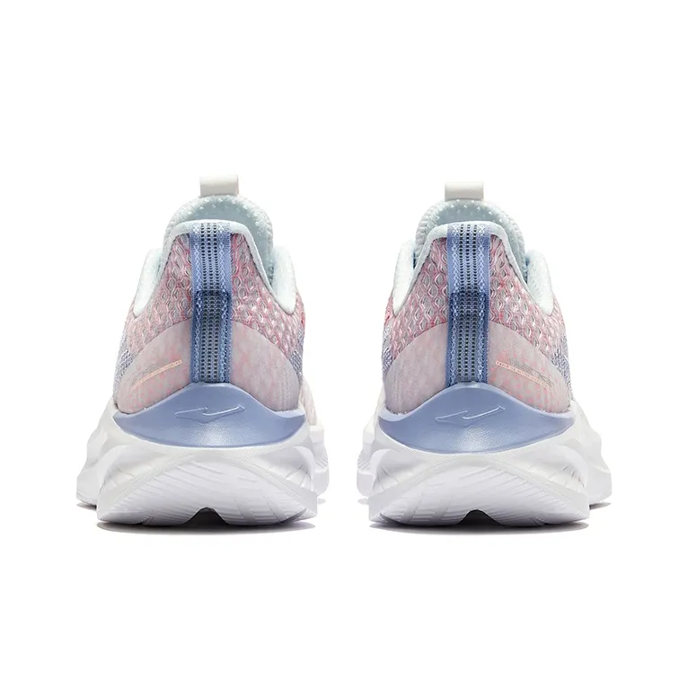 Erke Low Top Running Shoes Women's White Crescent-3