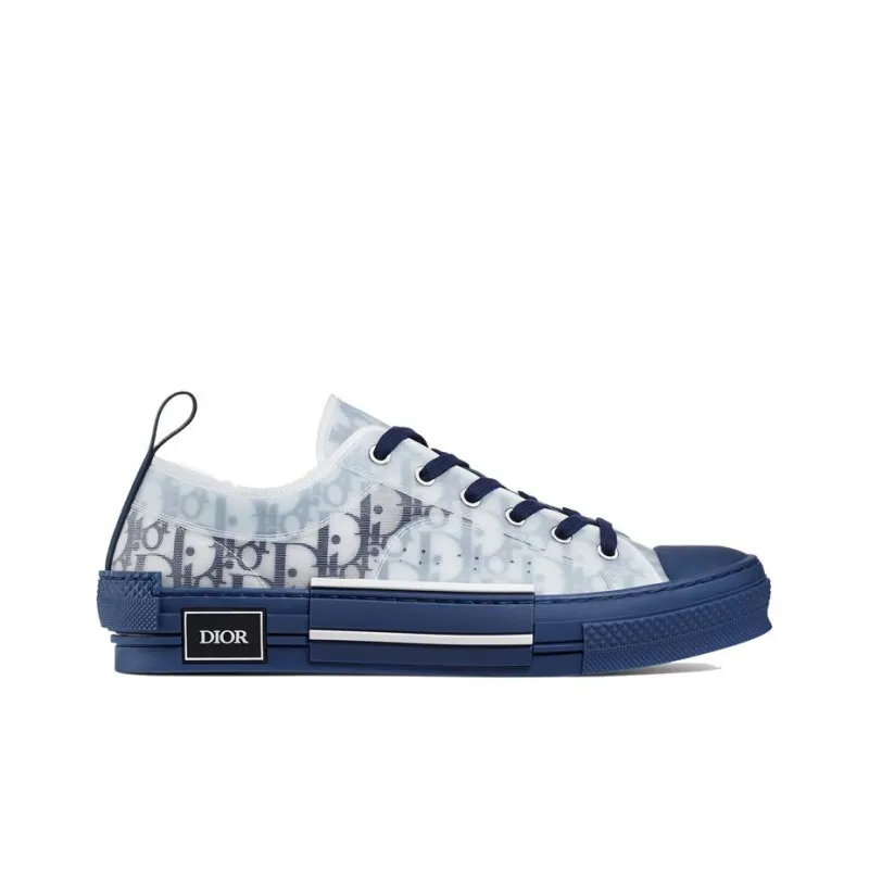 DIOR B23 Low Top Blue Oblique-1