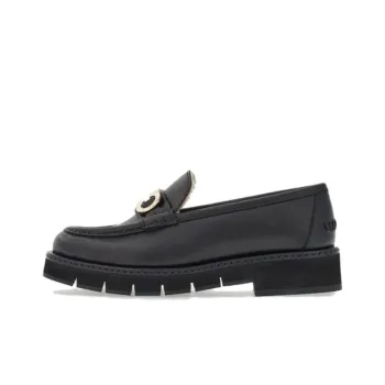 FERRAGAMO Gancini buckle Leather Loafers