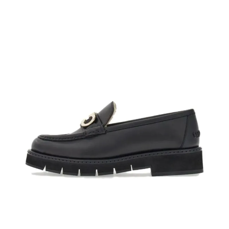 FERRAGAMO Gancini-buckle Leather Loafers-0