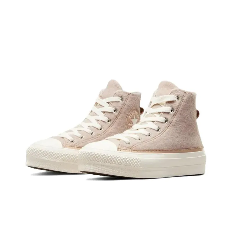 Converse Chuck Taylor All Star Lift Platform Faux Mohair 'Pink' Women's-2