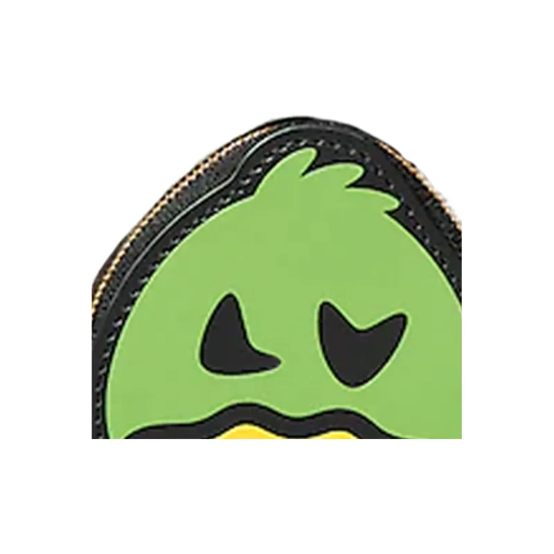 LOUIS VUITTON NIGO DUCK COIN CARD HOLDER Leather Coin Card Holder Unisex Yellow Green-4