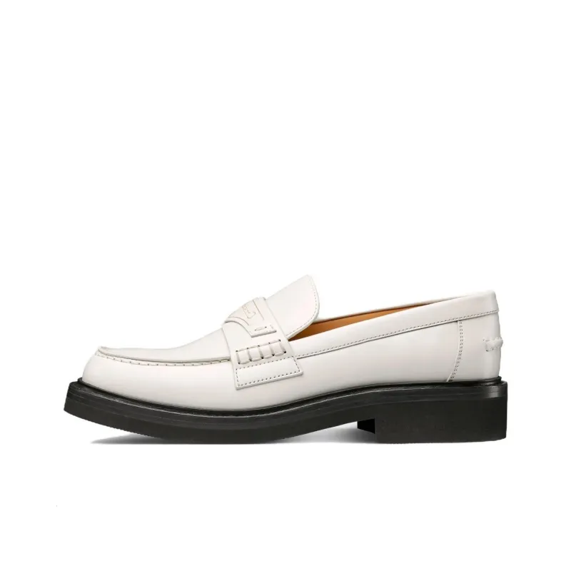 DIOR Boy Loafer White Brushed Calfskin Women's-0