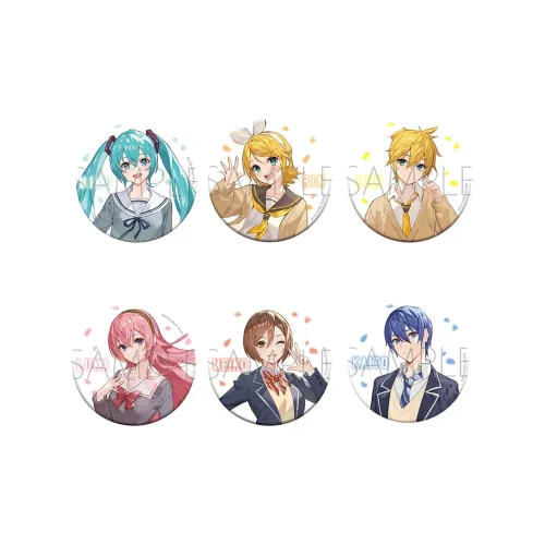 MOVIC VOCALOID Students' Outfit Ver. Character Badge IP Merch