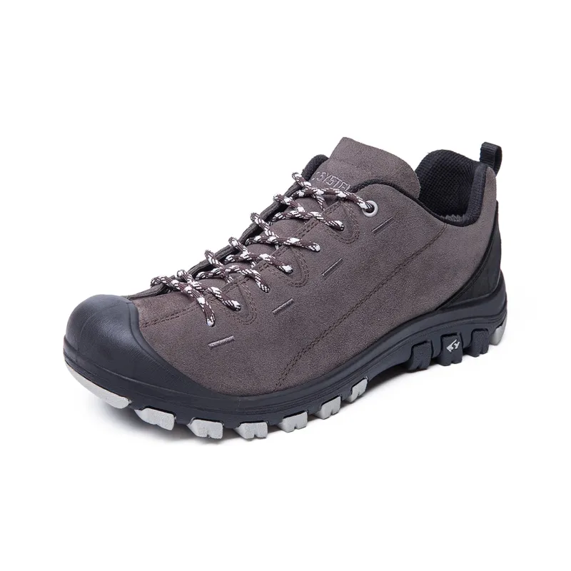 SLEADER Earth Series Low Top Outdoor Shoes Men's Dark Brown-1