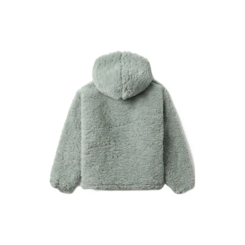 A BATHING APE Sherpa Hoodie Jacket Pink-1
