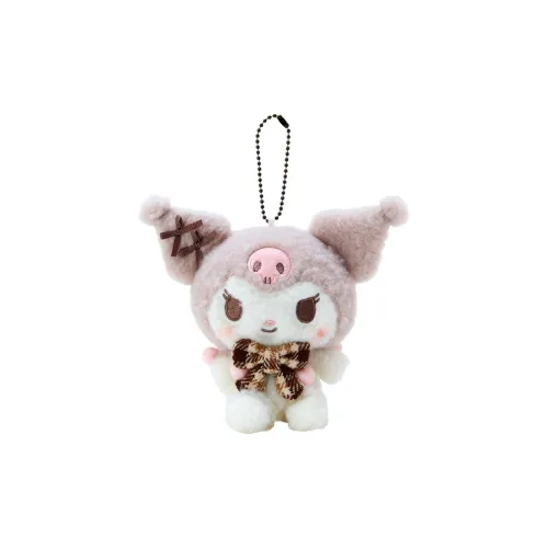 Sanrio Kuromi Mocha Plaid Collection Dolls Plush Pendant 15cm Height