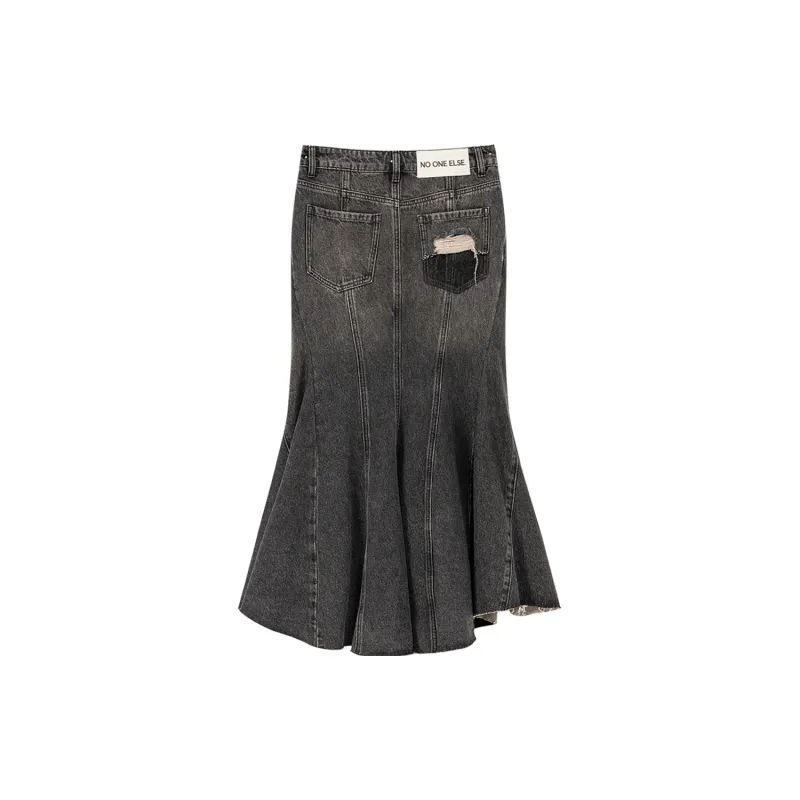 NO ONE ELSE Denim Long Skirt Women's-1