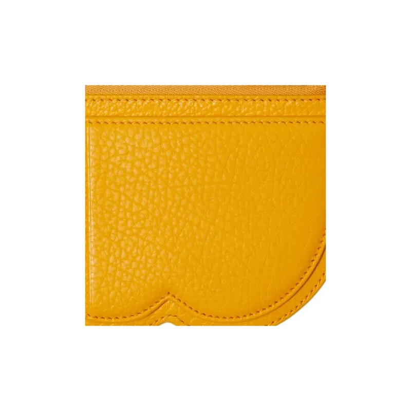Burberry Calfskin Storage Bag Small Size Women's Touch Me Not Yellow-2