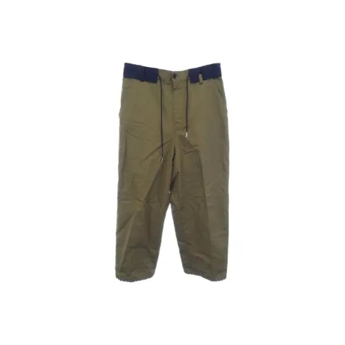 Sacai Casual Pants Men Green