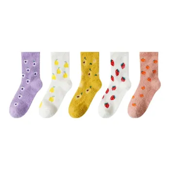 MIIOW FW23 Mid-Calf Socks Women's 5 Pack