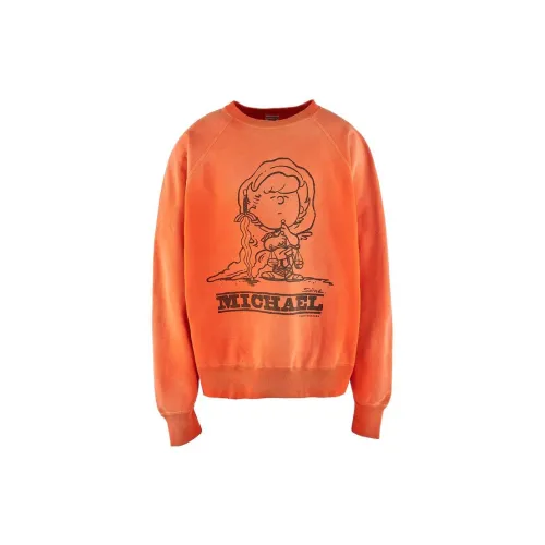 SAINT Mxxxxxx Sweatshirts Unisex Orange