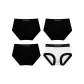 4 Pack (3 Black+White)