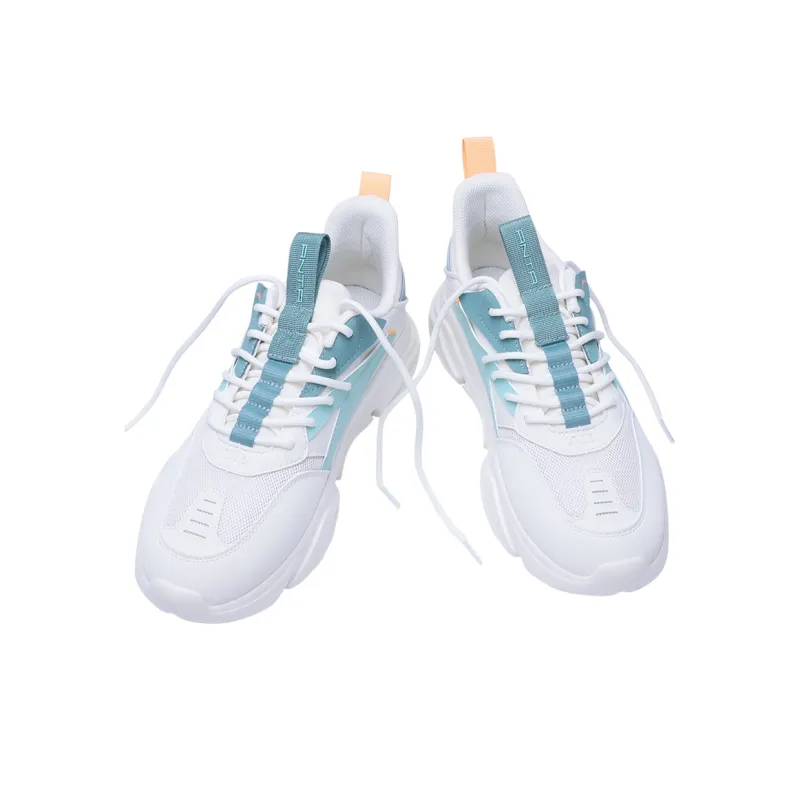 Anta Life Collection Slip-Resistant Support Lightweight Mid-Top Running Shoes Men's White Blue-2