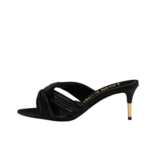 TOM FORD Knot-detail 75mm Pleated Mules
