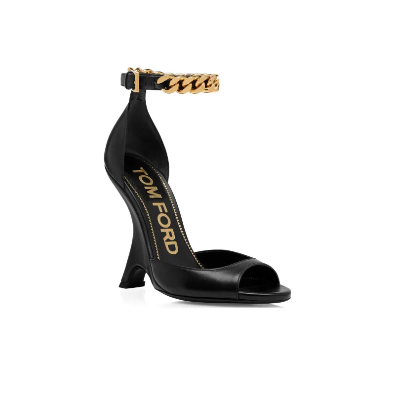 TOM FORD One Strap Sandals 10.5cm Women's Black-2