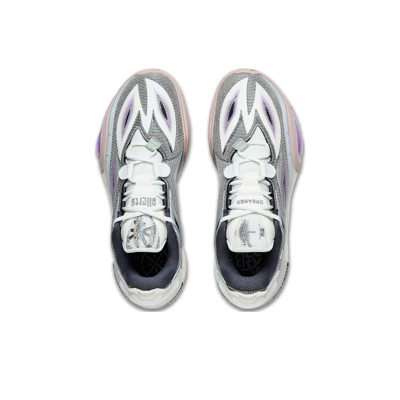 LiNing Wade All City 11 V2 Cushioning Breathable Support Lightweight Rebound Low Top Basketball Shoes Men's Ivory-3