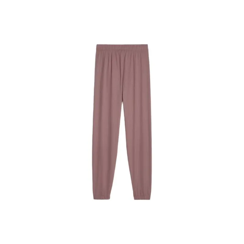 PUMA X NOAH SS23 Co-branded Series Knitted Sweatpants Women's Pink-1