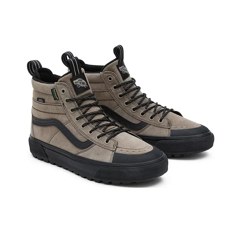 Vans SK8 MTE-2 Cushioning Wear-Resistant High-Top Skateboard Shoes Unisex Beige Black-2