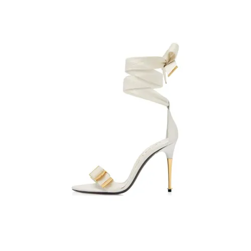 TOM FORD One Strap Y-3 10.5cm Women's White