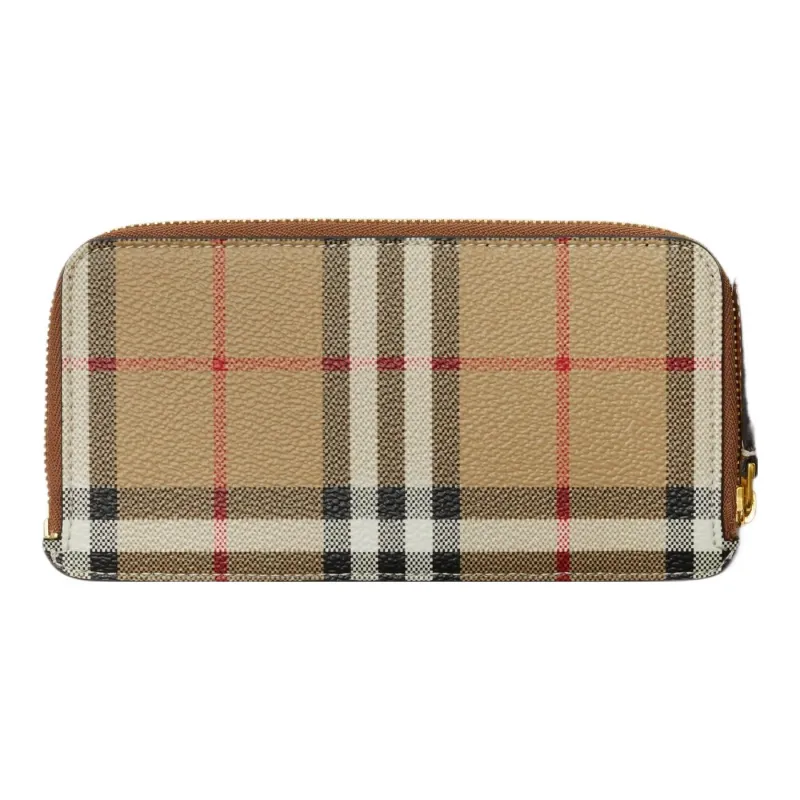 Burberry Polyurethane Card Holder Regular Women's Archive Beige-0