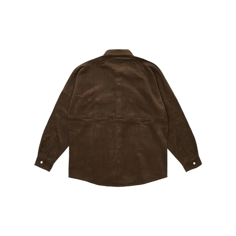 PALACE Drop Shoulder Cord Shirt-1
