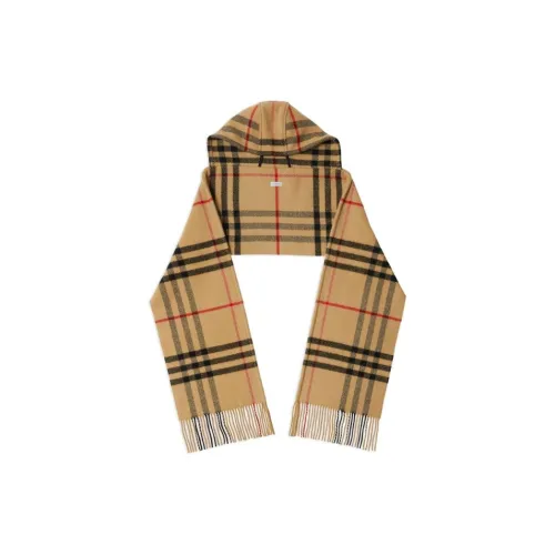 Burberry Checked Fringed Edge Scarf