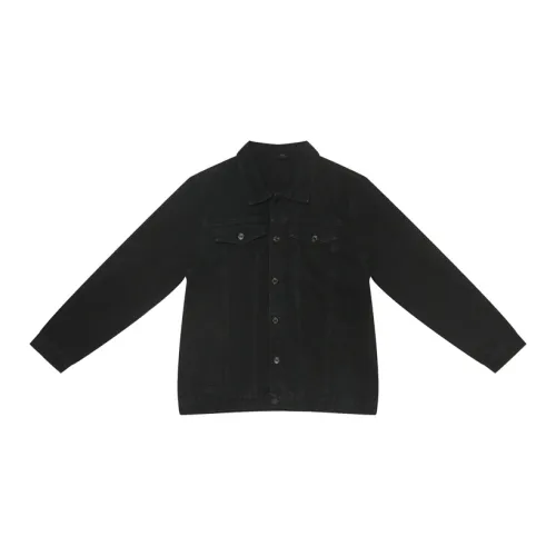 Voguo Relay Denim Jackets Unisex Black