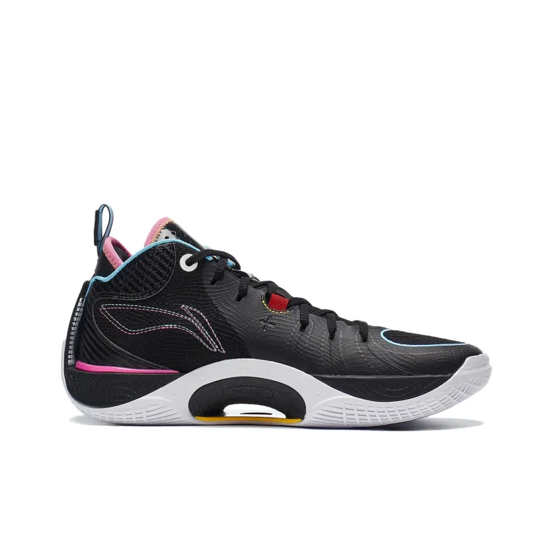 LiNing Wade Shadow 5 Cushioned Slip Resistant Low Top Basketball Shoes Men's Black-1