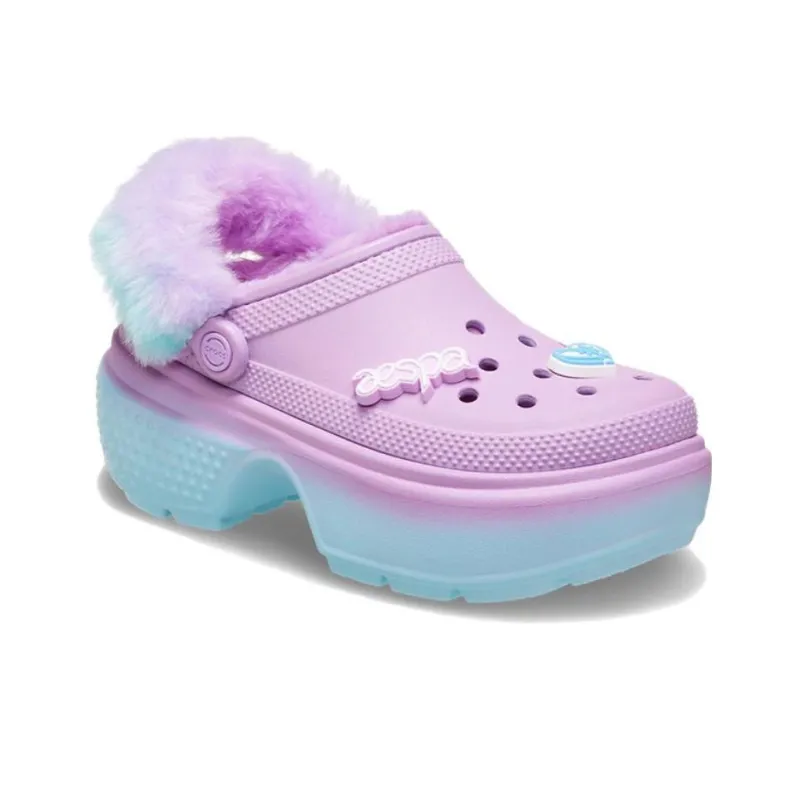 Crocs X Aespa Clogs 'Lilac Blue'-3