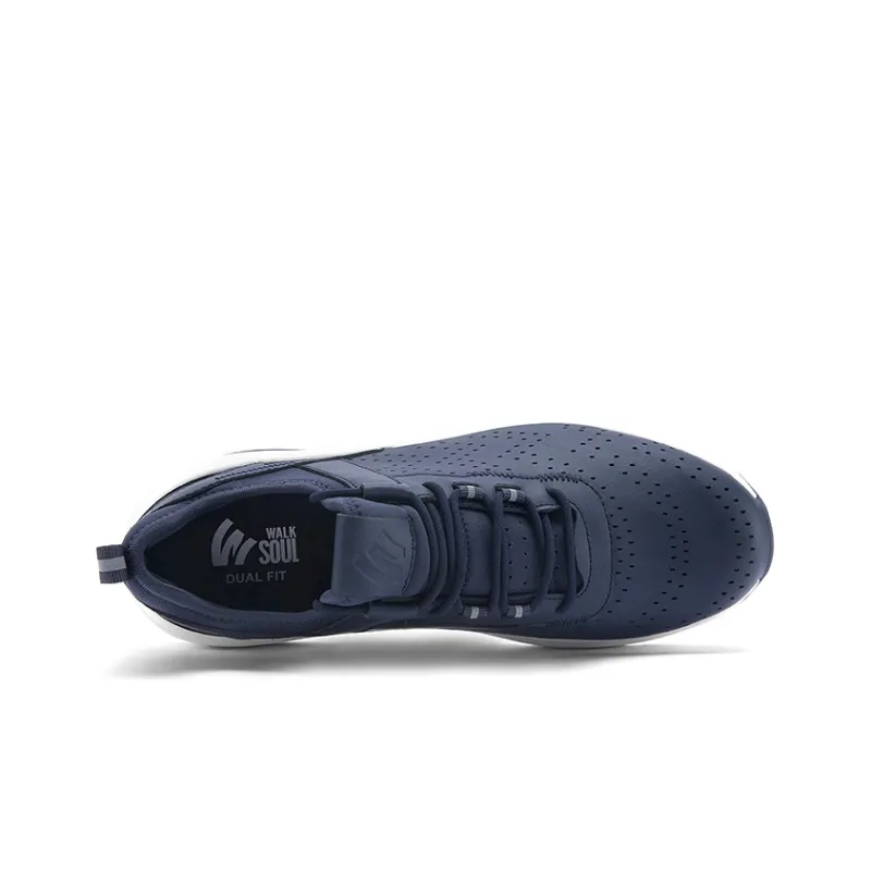 WALK SOUL Wear-Resistant Breathable Coverage Lightweight Height Increasing Low-Top Casual Shoes Men's-25