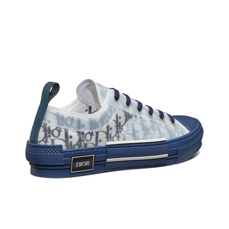 DIOR B23 Low Top Blue Oblique-3