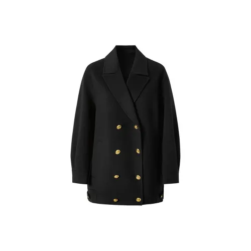 JZ. ANNAKRO Coats Women's Plain Black