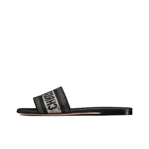 DIOR Dway Slide Slippers Women's Black