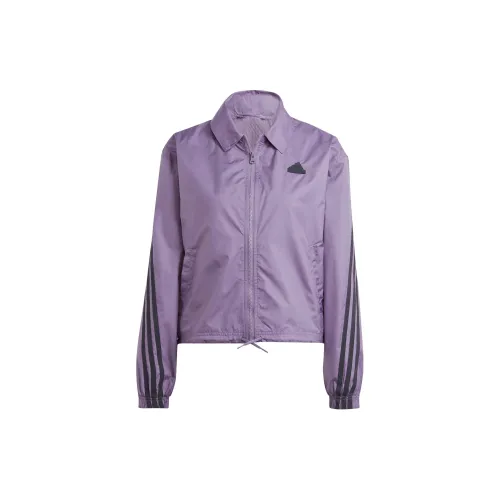 Adidas Trench Coats Women's Purple