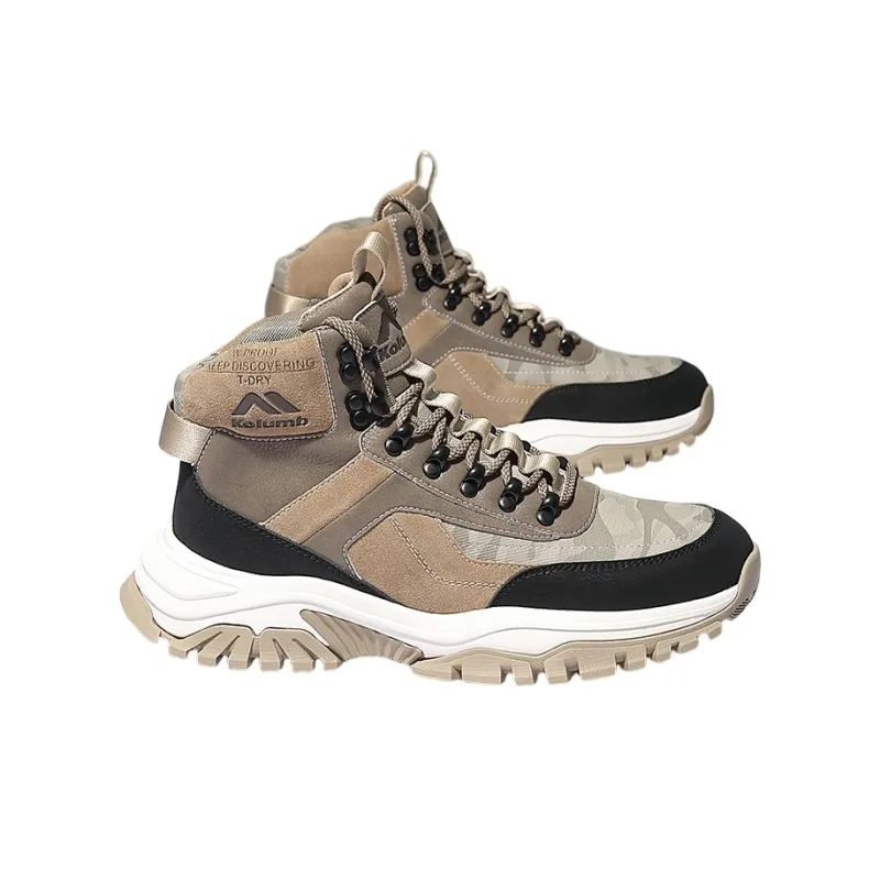 KOLUMB Abrasion Resistant High Top Outdoor Shoes Men's-4