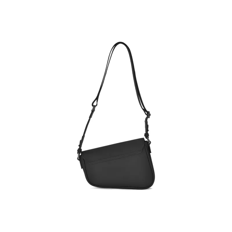 EPIPHQNY Skin Feel Material Shoulder Bag Unisex Black-4